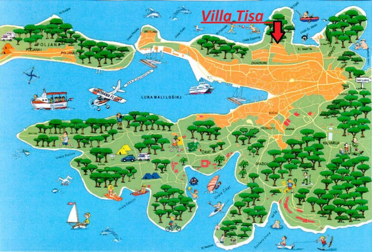 Apartments Vila Tisa Mali Losinj Bagian luar foto